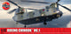 Airfix maquette avion - 06023 boeing h-47 chinook hc.1 hélicoptère plastique - 1:72 - modélisme