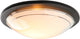 Plafonnier et applique Eglo Planet 1 - e27 - ø 29 cm - noir et blanc