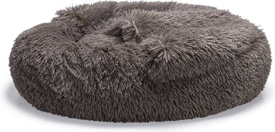 Beeztees Yala - lit pour chien - peluche - marron - dia. 70 cm