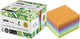 Notes d'information upm sticky notes - format 75 x 75 mm - couleurs assorties - 1 bloc mémo - in-5654-97ur