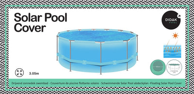 Couverture solaire piscine Didak ronde - 3,05 m