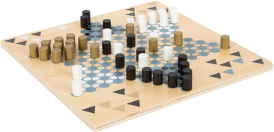 Small Foot Barricade et Halma Wooden Board Game 2in1