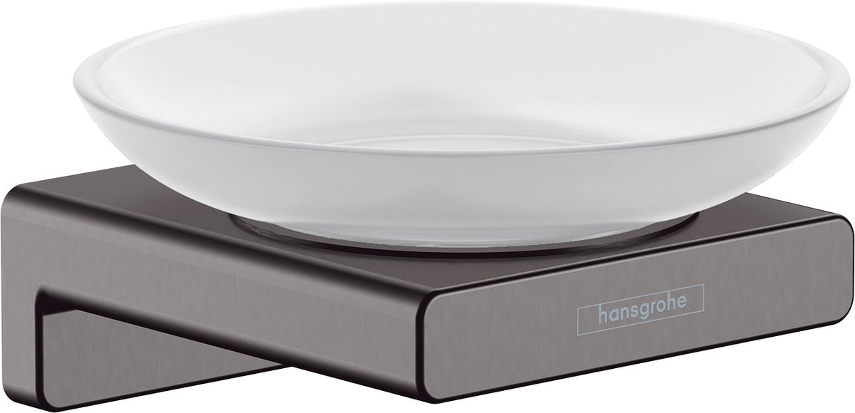 Porte-savon Hansgrohe addtoris chrome noir brossé