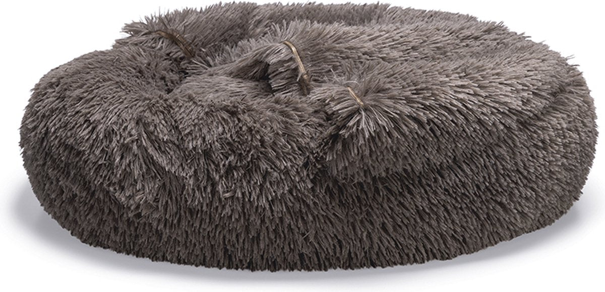 Beeztees Yala - lit pour chien - peluche - marron - dia. 60 cm