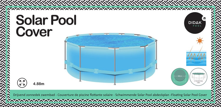 Couverture solaire piscine Didak ronde - 4,88 m