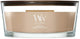 Bougie parfumée Woodwick Heartwick Flame Ellipse - Myrrhe de Santal - 50 heures de combustion
