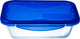 Pyrex - bol Cook Go rectangulaire avec couvercle 0,8 litre - transparent