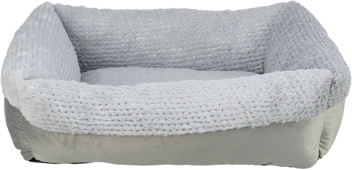 Trixie - lit pour chien Noël Livia - gris - 80x60 cm