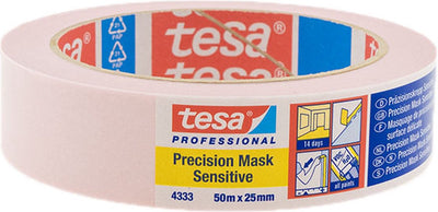 Tesa professionnel 1009791 - 4333 masque prec sens 50m x 25mm | 6 pièces
