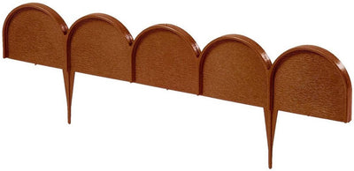 Prosperplast bordure de bordure courbée en plastique terre cuite - 10 m