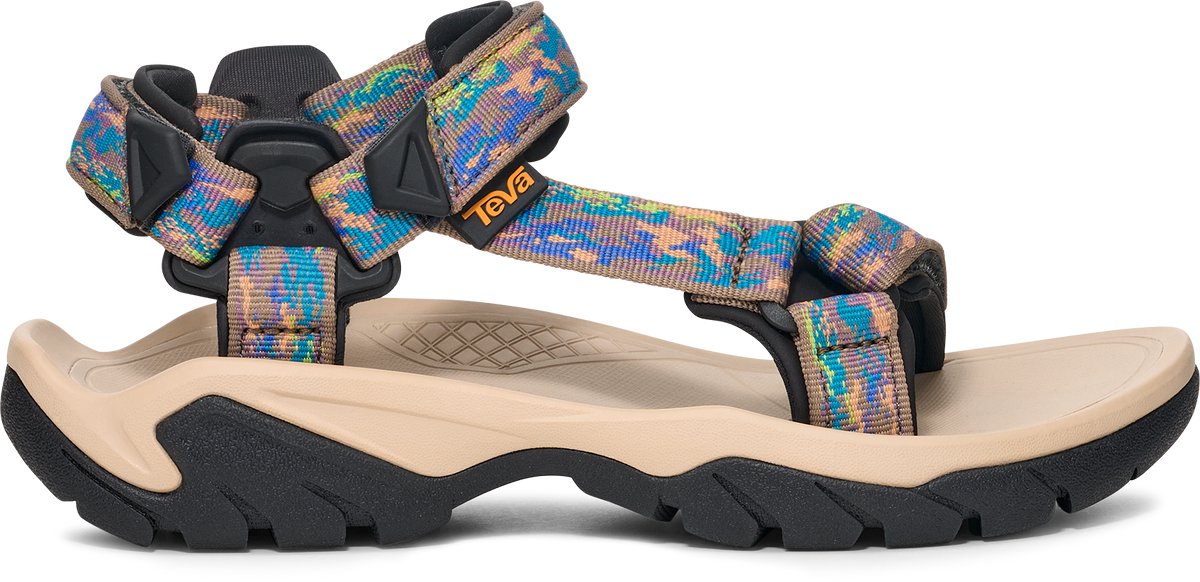 Sandales femme universelles Teva w terra fi 5 - couverture d'arbre printemps néon