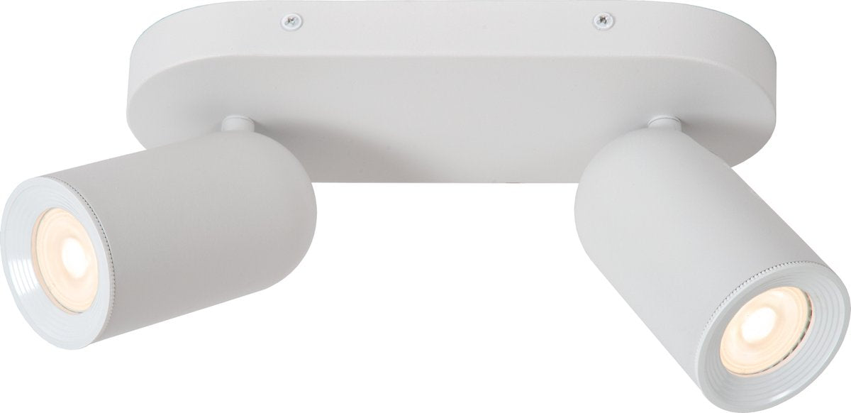 Lucide punch - spot de plafond (plafonnier) - 2xgu10 - blanc