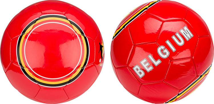 Avento football brillant - euro triomphe - rouge jaune - belgique - taille 5 -⌀ env. 22 cm