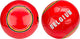 Avento football brillant - euro triomphe - rouge jaune - belgique - taille 5 -⌀ env. 22 cm