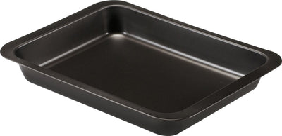 Rôtissoire culinaire Basic 24 x 32 cm - Plat de cuisson sans PFA - Acier au carbone - Pour rôtir, rôtir et cuire au four