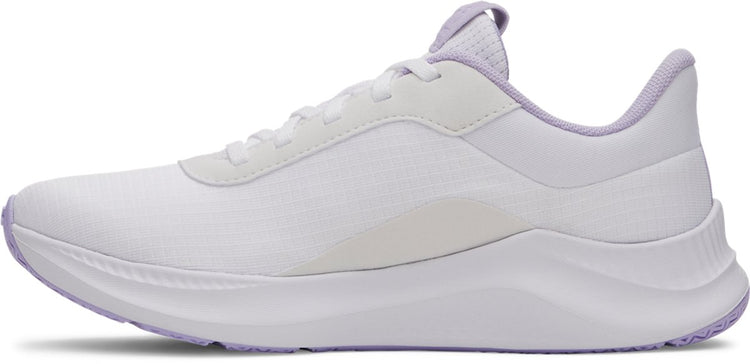 Under armour ua w aurora 3-wht chaussures de sport femme - blanc - violet crête