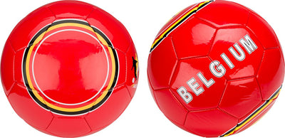 Avento football brillant - euro triomphe - rouge jaune - belgique - taille 5 -⌀ env. 22 cm