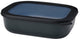 Mepal - récipient alimentaire multi-bols cirqula - 2000 ml - rectangulaire - noir nordique