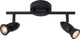 Lucide caro - spot de plafond (plafonnier) - 2xgu10 - noir