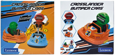 Set pare-chocs Lexibook crosslander® – set de 2 autos tamponneuses avec 2 figurines amovibles avec effets lumineux et sonores