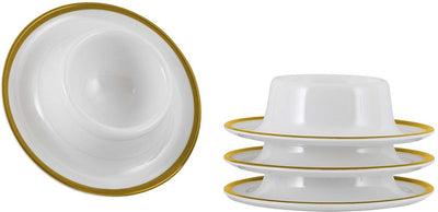 Gimex - ligne linea - coquetier doré - 4 pièces