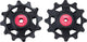 Bbb cycling rollerboys ceramic 12t sr-xplr – roues de dérailleur en céramique – roulements en céramique – adapté pour sram xplr 12 vitesses – noir - bdp-20x