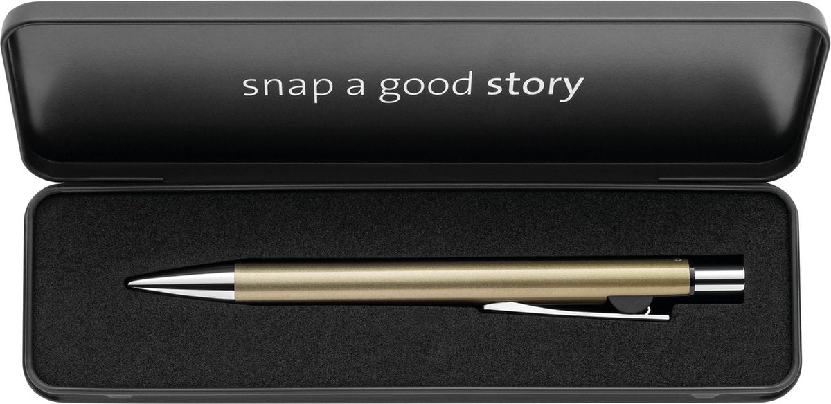 Pelikan stylo à bille snap métallisé k10 boîtier en métal doré