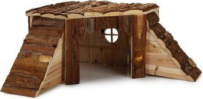 Maison d'angle forestière Beeztees - grande - 48 x 48 x 21 cm