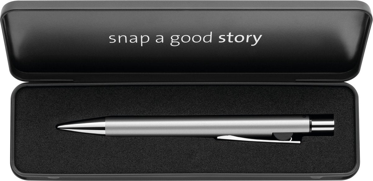 Pelikan stylo à bille snap métallisé k10 boîtier en métal argenté