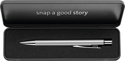 Pelikan stylo à bille snap métallisé k10 boîtier en métal argenté