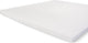 Surmatelas en coton Byrklund - drap-housse 180x220 - 100% coton - blanc
