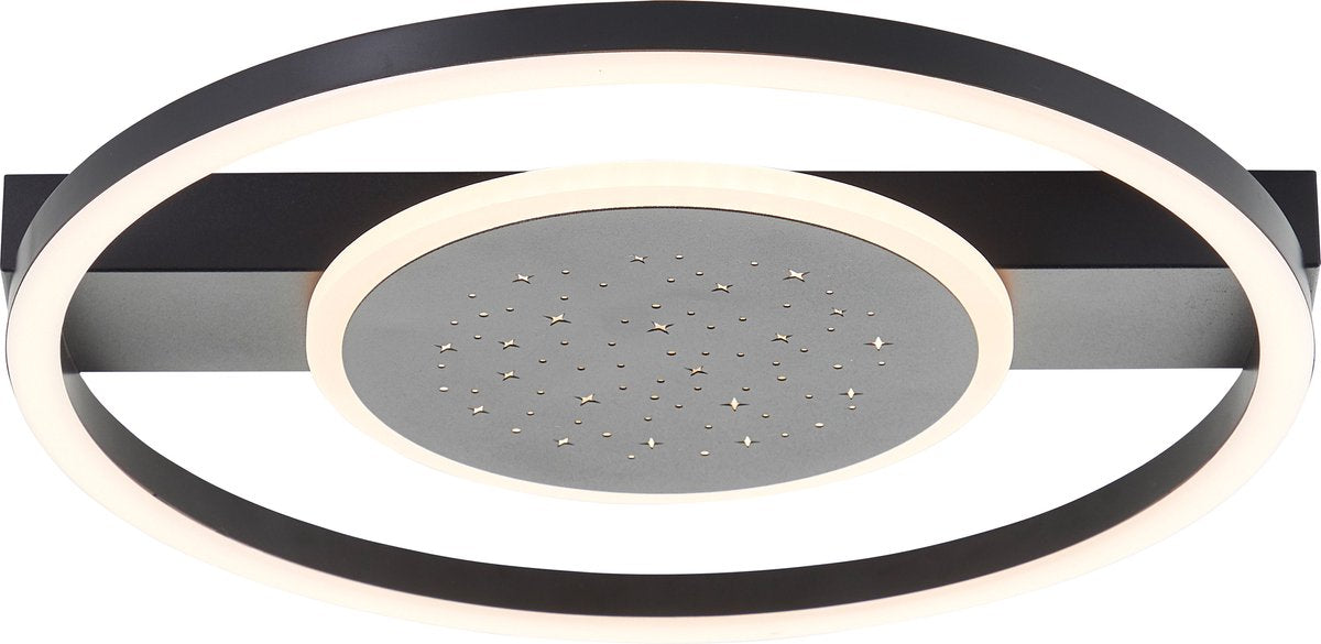 Brilliant reno - plafonnier - LED 26w - 3000k - noir