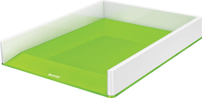 Corbeille à courrier leitz wow polystyrène vert