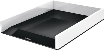 Leitz corbeille à courrier wow a4 blanc noir | 4 pièces