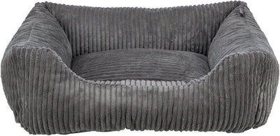 Trixie lit pour chien Jonna Vital tissu côtelé gris foncé