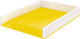 Corbeille à courrier Leitz wow blanc jaune