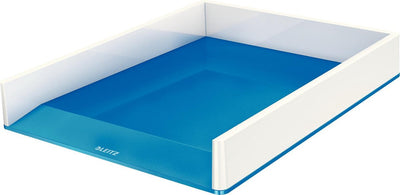 Bac à courrier leitz wow polystyrène 267x336x49mm a4 bleu