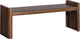 Banc d'appui Woood - bois - marron chaud - 40x120x45