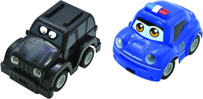 Lexibook crosslander twin - coffret voiture de police et voitures de voleurs