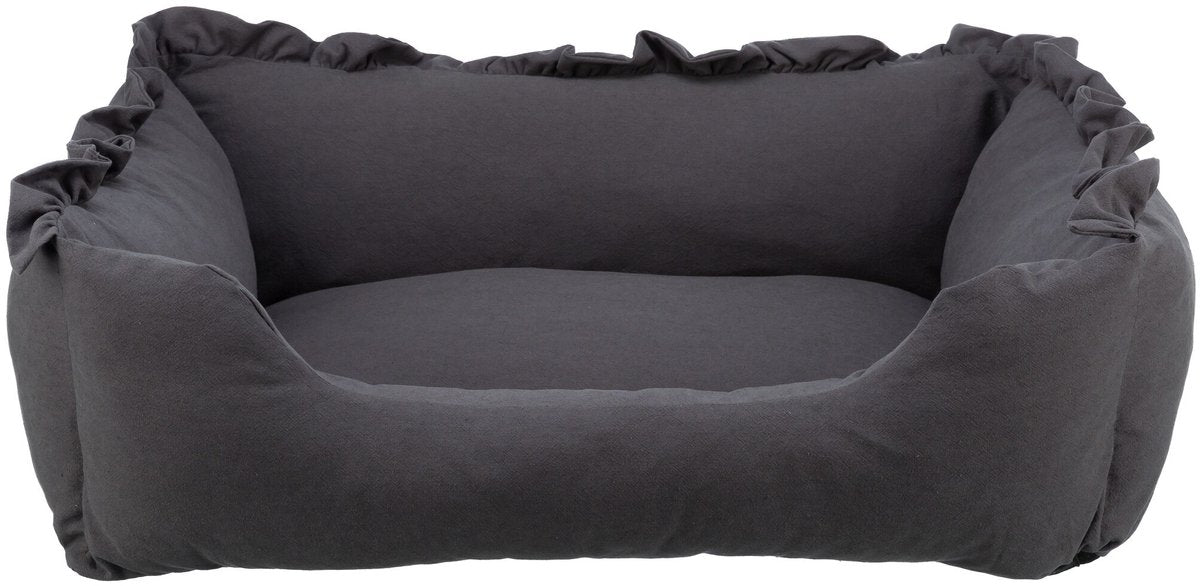 Panier de chien Trixie Amelie gris foncé angulaire