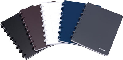 Carnet Atoma - a4 - 144 pages - ligné - couleurs assorties - 1 pièce