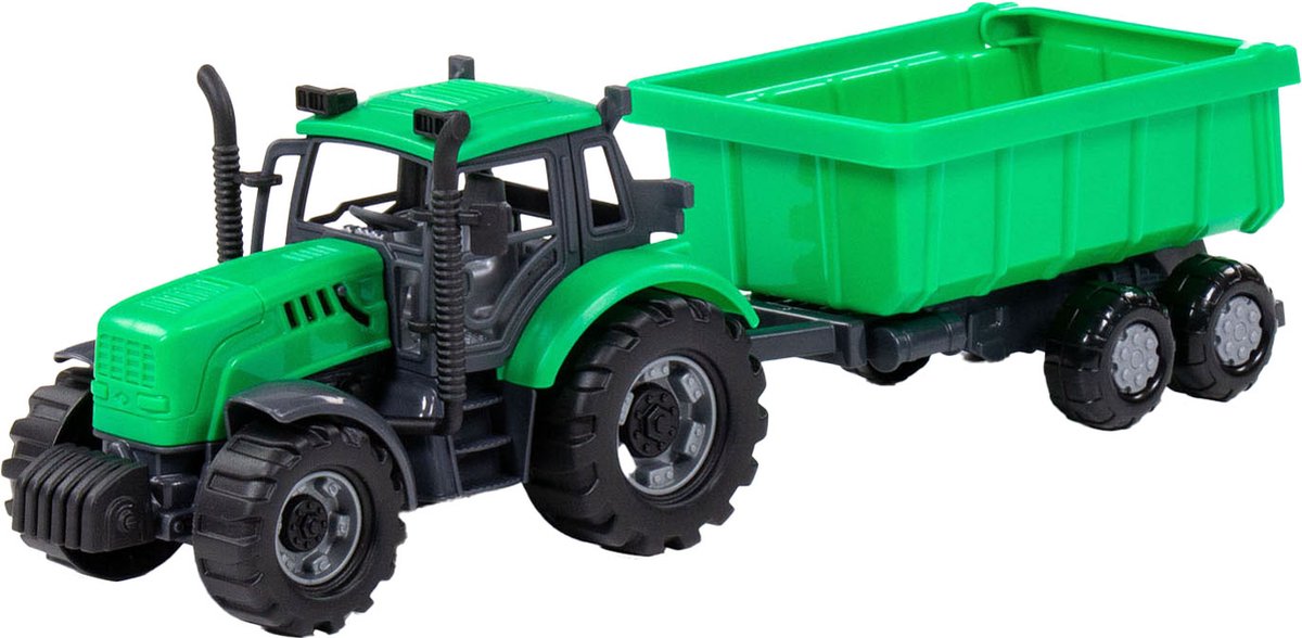 Toys Cavallino Toys Cavallino avec remorque de camion inclinable vert, échelle 1:32