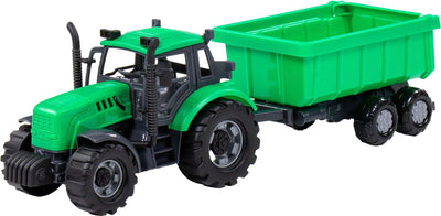 Toys Cavallino Toys Cavallino avec remorque de camion inclinable vert, échelle 1:32