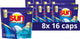 Sun - tablettes pour lave-vaisselle - brillant brillant plus - tout-en-1 - 128 capsules - pack économique