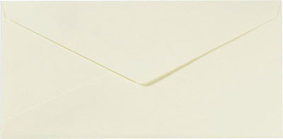 Enveloppes Florence de qualité robuste, grand rectangle ivoire, 25 pièces, 11,5 x 22,5 cm