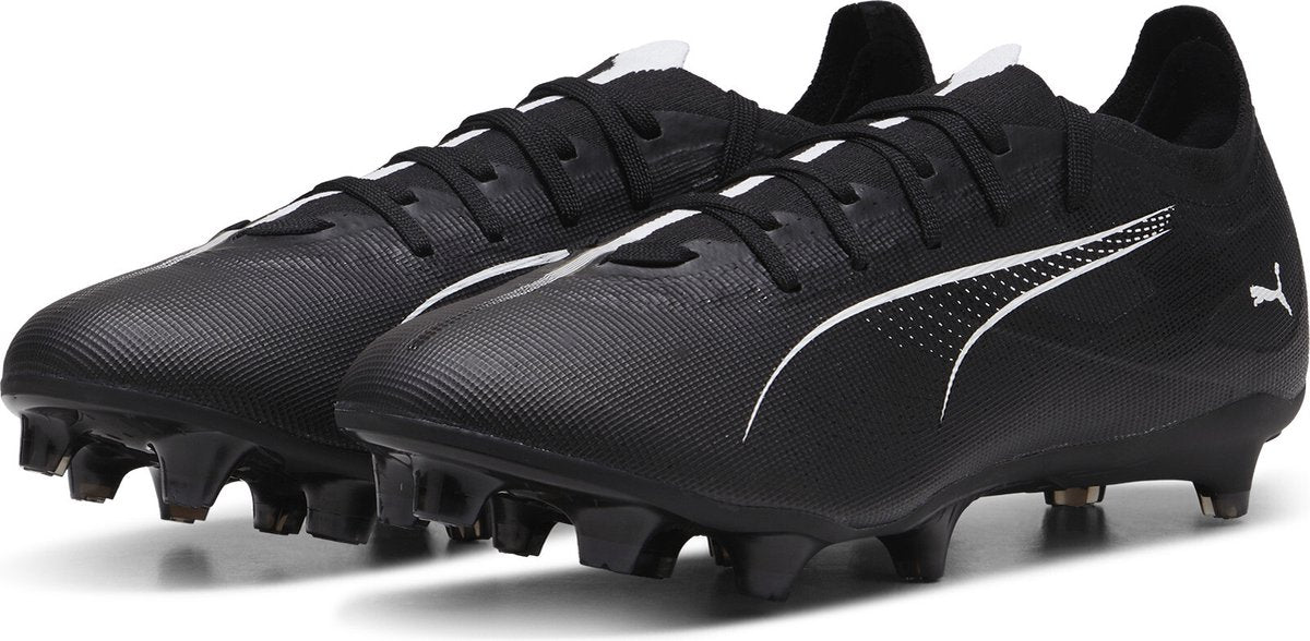 Chaussures de sport unisexe Puma ultra 5 match fg ag - noir-blanc