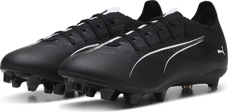 Chaussures de sport unisexe Puma ultra 5 match fg ag - noir-blanc