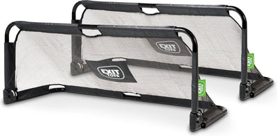 Exit toys exit panna but de football pliable en acier 150x60cm (lot de 2) - noir - football de rue - pour extérieur