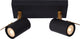 Lucide grony - spot de plafond (plafonnier) - led dim to warm - gu10 - 2x5w 2200k 3000k - noir