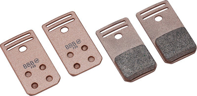 Bbb plaquettes de frein vélo VTT - discstop hp fritté - frein à disque - compatible avec magura gustav pro - fritté - cuivre - bbs-87s